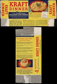 Kraft Dinner Macaroni And Cheese Box 1940 S Maybe 1950 S Kraft Dinner Cheese Box Vintage Recipes