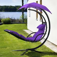 Curvy Purple Lawn Chair With Umbrella Purple Furniture Purple Home All Things Purple