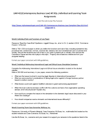Law 421 Entire Class Business Law Class How To Get