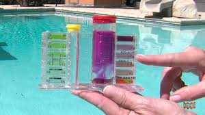 how to test your pool 4 in 1 test kit ph and acid demand test