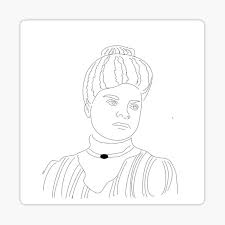 Ida b wells coloring page! Ida B Wells Stickers Redbubble