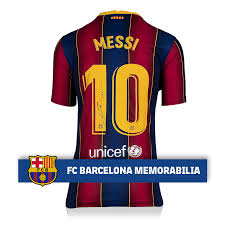 Grab a barcelona soccer jersey or better yet a custom lionel messi jersey from soccerpro, your home of awesomeness today! Buy Lionel Messi Authentic Signed 2020 21 Barcelona Jersey In Wholesale