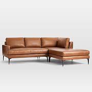 In fact, part of the beauty of leather is how it works with so many design sensibilities! Faux Leather Sectionals West Elm