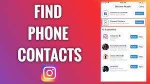 Step 5tap restore to recover facebook contacts on the iphone. How To Find Phone Contacts On Instagram Freewaysocial