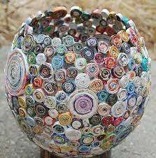 This Would Really Take Some Focusing Art Bowls Magazine Crafts Recycled Crafts