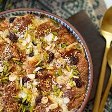 Um Ali Recipe Egyptian Bread Pudding Recipe Um Ali Recipe Egyptian Food Bread Pudding