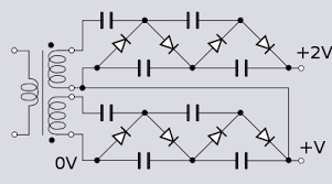 Although this simple circuit is very fast, it has limited usefulness because of the error of the diode threshold and its low input impedance. Voltage Multiplier Wikipedia