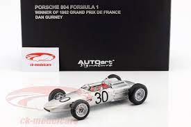 Year 804 (dccciv) was a leap year starting on monday (link will display the full calendar) of the julian calendar. Autoart 1 18 Dan Gurney Porsche 804 30 Winner Gp France Formel 1 1962 86271 Model Car 86271 674110862713