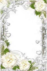Image Result For Pearl Border Paper Flower Frame Flower Frame Png Flower Photos