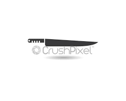 Plantillas de cuchillos de cocina. Cuchillo Afilado Diseno Diseno Plantilla Vector Ilustracion Vector De Stock Crushpixel