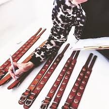 Last Check Before Packing These Beauties Up And Sending Them To My Dear Friend Petra Luckahunde Dog Collar Collar And Leash Collars