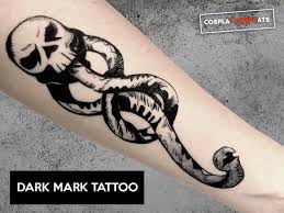 I love my dark mark tattoo. Harry Potter Death Eater Temporary Tattoo Temp Tat Cosplay Etsy