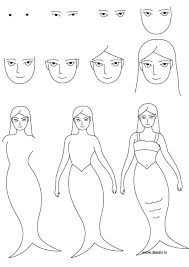 How To Draw A Mermaid With Your Favorite Fin Fun Mermaid Tail How to draw a mermaid step by step easy. favorite fin fun mermaid tail