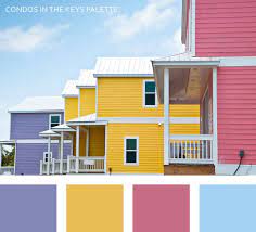 Country living editors select each pr. 10 Color Palettes Inspired By The Beauty Of Florida House Exterior Blue Exterior Color Palette Exterior House Color