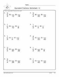 Fun Worksheets To Help Kids Find Equivalent Fractions Fractions Worksheets Fractions Worksheets Grade 6 Equivalent Fractions