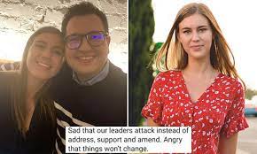 Brittany higgins and her senior colleague spent the night of march 22, 2019, drinking with workmates. Brittany Higgins Boyfriend Explodes At Politicians As The Couple Leave Canberra For Good Daily Mail Online