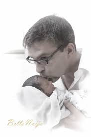 BN Exclusive: The Absolute Cutest Baby Boy! Nollywood Actress Ufuoma  Ejenobor & her husband, Steven McDermott celebrate their Bundle of Joy