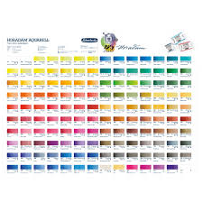 schmincke horadam watercolor printed color chart