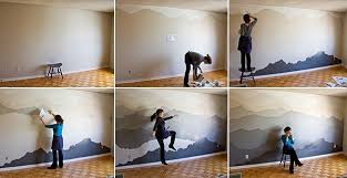 Idee Per Dipingere Le Pareti Sfondi Acquerellati E Paesaggi Naturali Pareti Acquerello Sfondo Acquerello Idee Muro Camera Da Letto