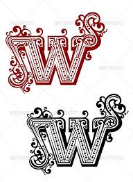 Latin alphabet, also called roman alphabet, the most widely used alphabetic writing system in the world, the standard script of the english language and the languages of most of europe and those areas settled by europeans. Retro W Letter Lettering Lettering Alphabet Art Drawings Sketches Simple