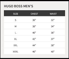 30 prototypic hugo boss size chart chest