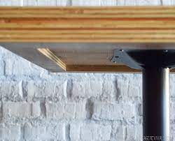 If you've got more if you are building a table without a plan, consider designing your tabletop size so there's minimal board waste. Diy Stacked Plywood Tables Plywood Table Diy Kitchen Table Wood Table Diy