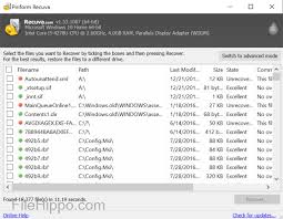 Recuva 1 53 1087 Microsoft Windows Core 15 Windows