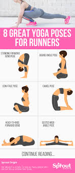 8 Great Yoga Poses For Runners Yoga For Runners Yoga Poses Basic Yoga