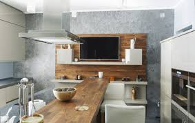 Entra y consulta sus características y precios. Cocinas Con Barra Madera O Cemento La Eleccion Es Tuya
