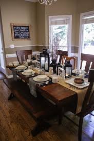 Ten Tables Of Thanksgiving Farmhouse Modern Thanksgiving Black And White Lanterns Chalkbo Kitchen Cabinets Decor Kitchen Dinning Room Rustic Dining Room
