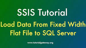 SSIS Tutorial | Load Data From Fixed Width Flat File to SQL Server - YouTube