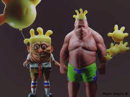 Artist Sculpts Spongebob As A Human Creating Stuff Of Nightmares Spongebob Spongebob Drawings Human