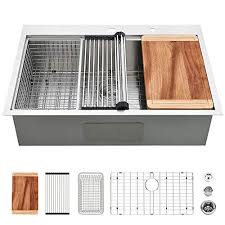 Maybe you would like to learn more about one of these? Buying Guide Topmount Drop In Stainless Steel Kitchen Sink Package 16 G