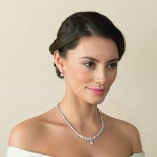 Ivory and Co Collier de mariage impérial en zircon cubique