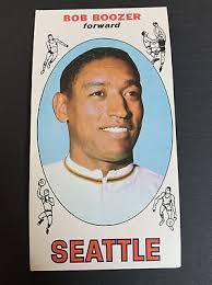 1969 Topps Basketball; Bob Boozer; Seattle; Card #89