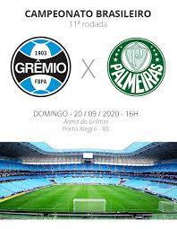May 18, 2021 · as atividades de amanhã, 28, acontecerão na cidade vozão, iniciando às 15 horas. Gremio X Palmeiras Veja Onde Assistir Escalacoes Desfalques E Arbitragem Brasileirao Serie A Ge