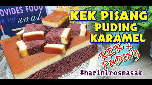 So pastikan api perlahan untuk dapatkan puding karamel yang licin dan gebu. Resepi Kek Pisang Puding Karamel Kek Pisang Dan Puding Karamel Kukus Bananapuddingcaramelcake Youtube