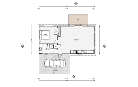 Our 1 bedroom house plans and 1 bedroom cabin plans may be attractive to you whether you're an empty nester or mobility challenged, or simply want one bedroom on the ground floor (main level) for convenience. Minor Dwelling Floor Plan One Bedroom One Bathroom 65m2 Plan