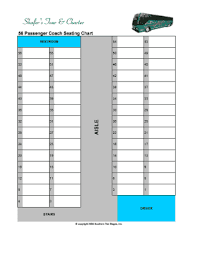 charter bus seating chart best picture of chart anyimage org