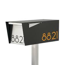 Our custom mailboxes are meant to last a lifetime. Grey Black Mid Century Modern Mailbox Modbox Hardware Mailboxes Accessories