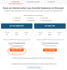 To do a balance transfer with discover, fill in the balance transfer portion of the application for a new discover card or select balance transfer from the manage menu on discover website for an existing account. How To Do A Balance Transfer With Discover Comparecards