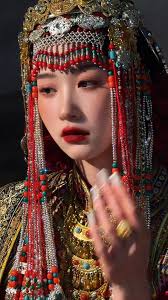 Stunning Beautyful nature' of the Mongolian ethinic.