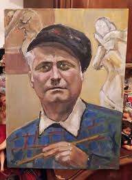 DIPINTO SU TAVOLA pittore Rodolfo Soldi