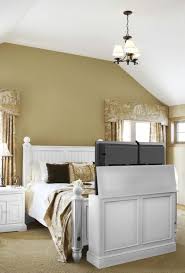 Popup tv cabinet for bedroom, designed and manufactured by spk cabinetmaking. Foot Of The Bed Tv Lift Cabinet