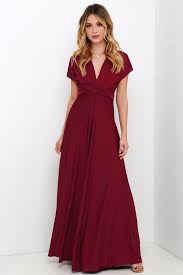The Best Places To Buy Bridesmaids Dresses Online Junebug Weddings Burgundy Maxi Dress Buy Bridesmaid Dresses Infinity Dress Ways To Wear