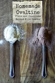 Homemade Ovaltine Malted Milk Powder Chocolate And Plain Malted Milk Ovaltine Recipe Ovaltine