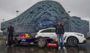 News Sebastian Vettel Goes Infiniti Drifting Mud At Future Russian F1 Track In Sochi Infiniti Global Tf Sochi Russian Grand Prix Motorsport Events