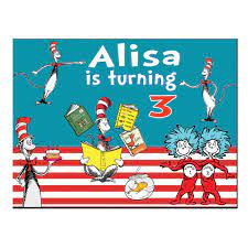 Cat In The Hat Backdrop Digital Backdrop Iqdesignparty
