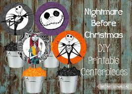 The Nightmare Before Christmas Party Supplies Package Jack And Sally Christmas Party Supplies Christmas Birthday Party Christmas Baby Shower