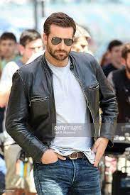 Allen Coulters Bradley Cooper Mens Outfits Leather Jacket Men Men Casual